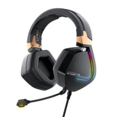 Headset Gamer BlitzWolf® BW-GH2 7.1 Surround com RGB | R$194