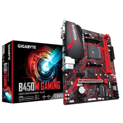 Placa Mae Gigabyte B450m Gaming, Amd Am4, Matx, Ddr4 3600mhz, 2x Dimm