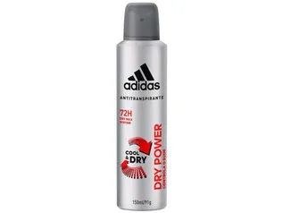 [C. ouro] Desodorante Adidas Dry Power Cool & Dry Aerossol - Antitranspirante Masculino 150ml