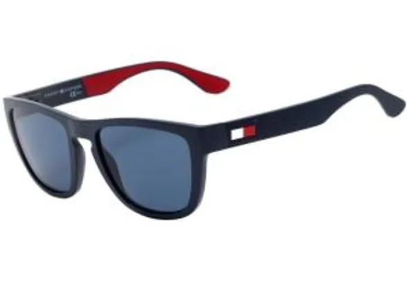 Óculos de Sol Tommy Hilfiger TH 1557 S - Azul fosco/azul - Lente 5,4 cm - R$215