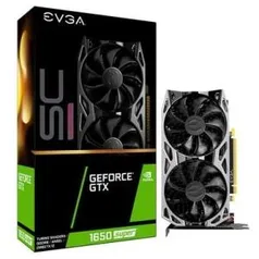 [início 19:40] Placa de Vídeo EVGA NVIDIA GeForce GTX 1650 Super SC Ultra Gaming, 4GB, GDDR6 | R$ 1180