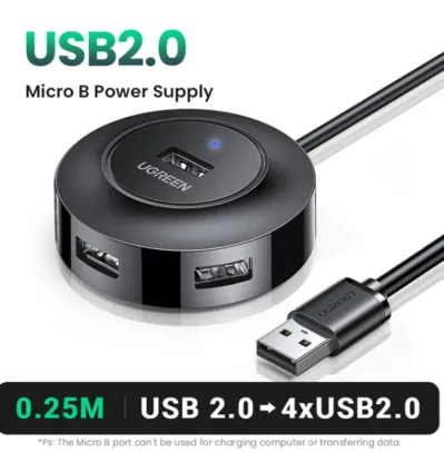 Ugreen Usb C Hub 4 Portas Usb Tipo C Para Usb 3.0 Hub Divisor Adaptador