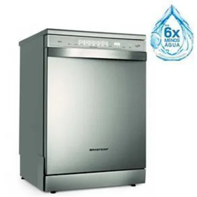 Lava-Louças Brastemp BLF12 com 6 Programas e 12 Serviços - Inox 110V | R$ 1789,00