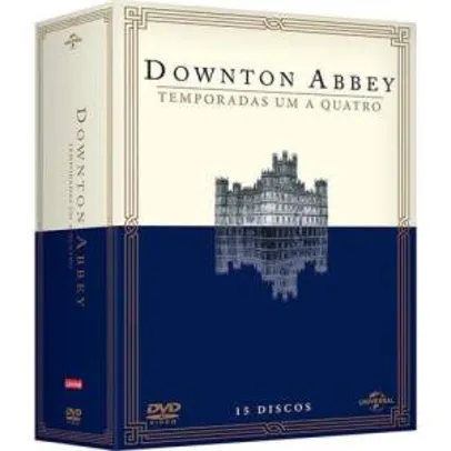 Coleção DVD Downton Abbey 1ª a 4ª Temporada (15 discos) por R$ 70