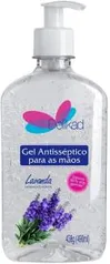 Gel Antisséptico 70% Lavanda, 490 ml, Delikad R$23