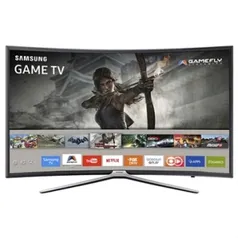 [EFACIL] Smart TV 49" Full HD Tela Curva UN49K6500AGXZD WiFi, 2 USB, 3 HDMI, Gamefly, 60Hz Motion Rate - Samsung POR R$ 2418