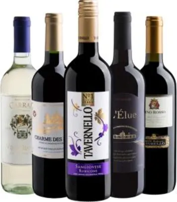 Kit de vinhos 24/24/24 na Evino - R$120
