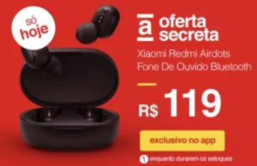 Xiaomi Redmi Airdots fone de ouvido Bluetooth  [AME 113,00] [SÓ NO APP]