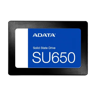 SSD SATA Adata SU650, 960GB, 2.5, Leitura: 520MB/s e Gravação: 450MB/s, Preto - ASU650SS-960GT-R