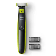 [CC AME R$ 71,96] Aparador de Pelos Philips OneBlade 2 Pentes QP2521/10 Bivolt