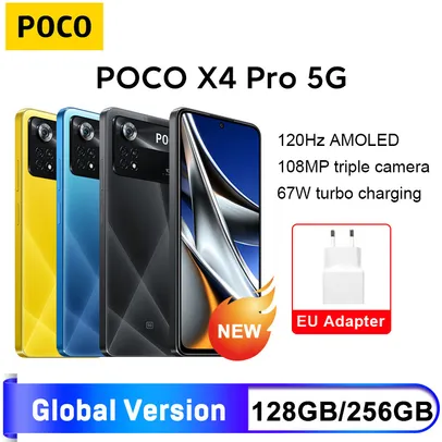 [Smartphone] POCO X4 Pro 5G 6GB RAM 128GB 108mp 120hz - Versão Global