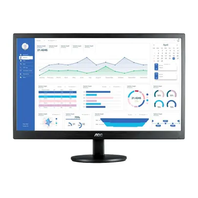 Monitor aoc LED 23.6 Polegadas hdmi vga vesa M2470SWH2