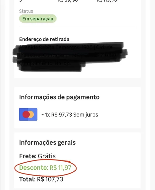 Imagen na descrição da promoção