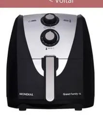 [GAZIN] Fritadeira Air Fryer Mondial Grand Family 5 Litros AF-17 | R$390