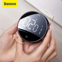 Temporizador Digital Magnético Baseus | R$82