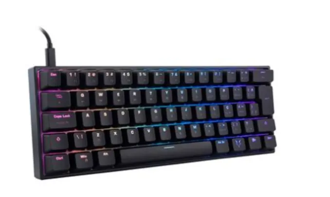 Teclado Mecânico Gamer Husky Gaming Blizzard, Preto, 60%, Switch Gateron Red, ABNT2, RGB - HGMO000