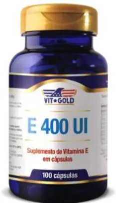 [Prime] Vitamina E 400 UI Vitgold 100 caps | R$72