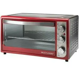 Forno Elétrico Multilaser, 46 Litros, 220V, Vermelho - CE130 | R$ 199