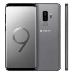 Smartphone Samsung Galaxy S9+ Dual Chip, Câmera Dupla 12MP, 6GB de RAM e Processador Octa-Core, 128GB, Cinza, Tela Infinita de 6,2"