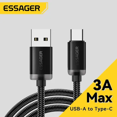 [Imposto Incluso] Essager - Cabo USB Tipo C, A para Tipo C, Cabos de carregamento rápido