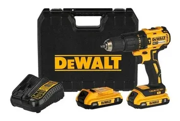 Furadeira martelete sem fio de 13mm DeWalt DCD7781D2 com maleta de transporte 110V/220V