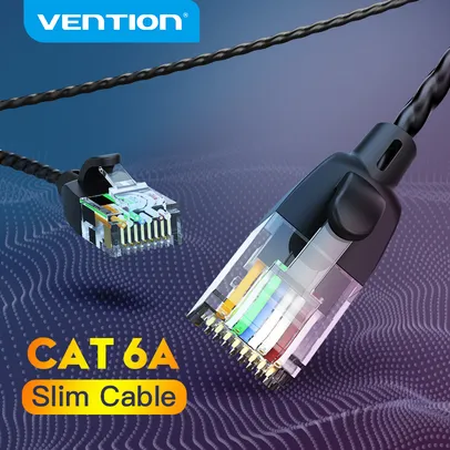 Cabo Ethernet -50cm - Vention Cat6A Ethernet Lan Cable UTP RJ