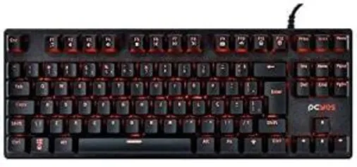 TECLADO MECANICO USB KL7 OUTEMU BLUE ABNT2 LED 7 CORES 1.8M PCYES | R$194