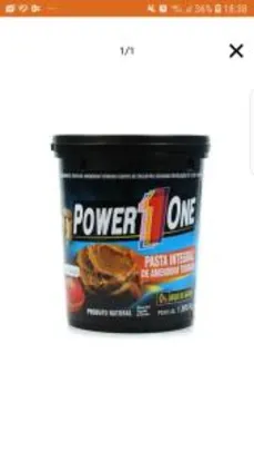 [VOLTOU] Pasta de amendoim (1,005 Kg) -Power one - R$3,50