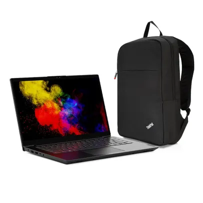 Notebook Lenovo V14 i5-1135G7 8GB 256GB ssd W10 Home 14 fhd + Mochila ThinkPad Basic de 15,6