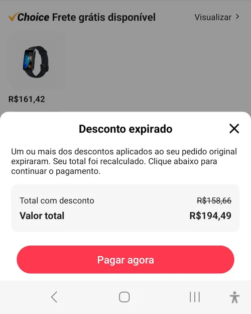 Imagen na descrição da promoção