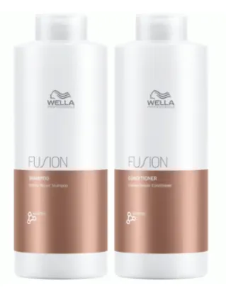 Kit Wella Professionals Fusion - Shampoo 1000 ml + Condicionador 1000 ml