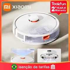 Robô aspirador Xioami Mijia 3C Pro, com aspiração de 6000pa, acompanhamento de limpeza via app - isento de taxa