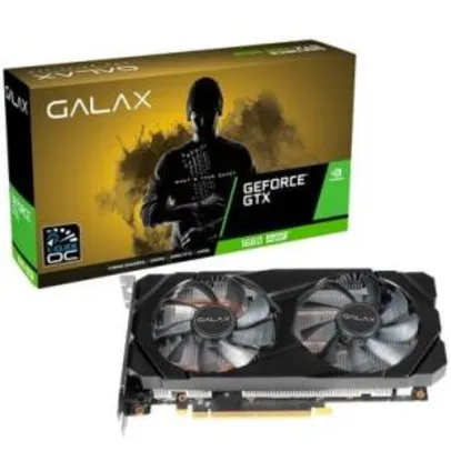 Placa de Vídeo Galax NVIDIA GeForce GTX 1660 Super 1-Click OC | R$1260