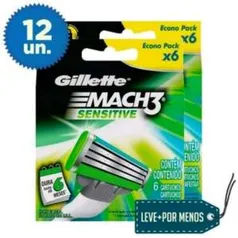 [Ricardo Eletro] Leve Mais Pague Menos: 12 cargas Mach3 Sensitive por R$ 43