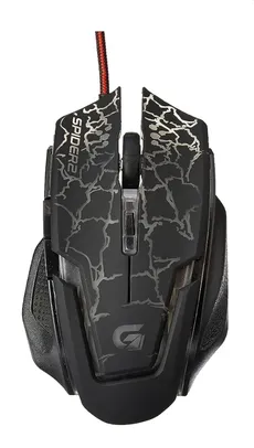 Mouse Gamer Spider 2 OM-705 USB 3200DPI Preto/Vermelho Fortrek