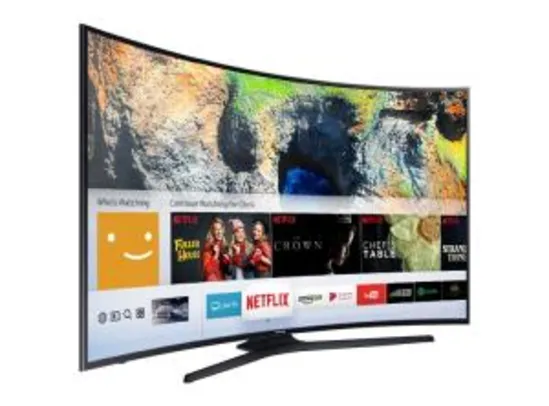 Smart TV LED Curva 49" Samsung 49MU6300 UHD 4k com Conversor Digital 3 HDMI 2 USB - R$ 2300