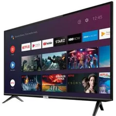 (APP) Smart TV LED 32" Android TCL 32s6500 HD Wi-Fi Bluetooth 1 USB 2 HDMI Controle Remoto com Google Assistente | R$873 (R$830 com AME)