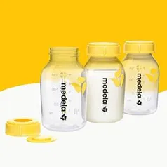 Frasco para Coleta de Leite, Medela, Incolor, 150ml, pacote de 3 | R$71