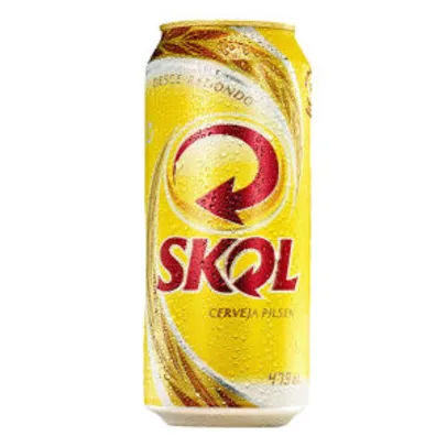 Cerveja Skol Pilsen Lager 473ml