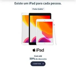 Oferta da Madrugada! Ipad Com Até 50% de Desconto! Vários Modelos!