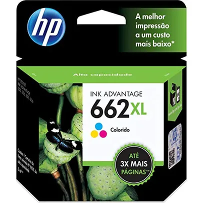 Cartucho HP 662XL Colorido Original - (CZ106AB)