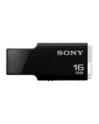[Saraiva] Pen Drive Sony Usm16gm/bc2 e Preto 16gb  por R$ 13