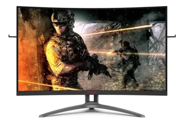 Monitor AOC Agon AG323FCXE 31.5" Curvo Full HD Preto 100V/240V