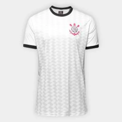 Camisa Corinthians Libertados Masculina - Branco P e GG