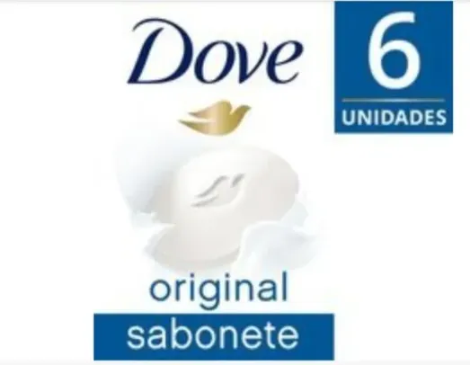 Sabonete em barra Dove pack 6 unidades