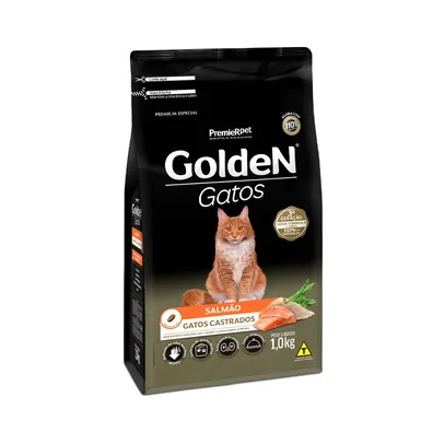 Ração Golden Gatos Castrados Frango 10kg