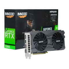 Placa de Vídeo Inno3D GeForce RTX 2060 Twin OC X2, 6GB GDDR6, DLSS, Ray Tracing, N20602-06D6X-1710VA15L