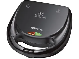 Sanduicheira Mondial Fast Grill S-12 Preta 750W