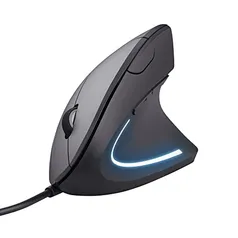 Mouse LED Ergonômico 1600dpi 6 botões - PC e Laptop - Verto Mouse 22885 - Trust