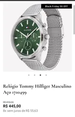 Relógio Tommy Hilfiger Masculino Aço 1710499